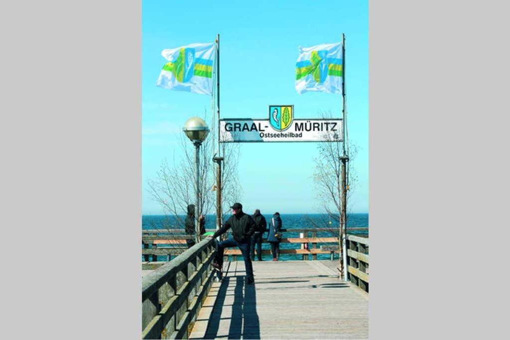 Ostsee-Ferienwohnung Uhlnuest Graal-Mueritz Gelbensande Esterno foto
