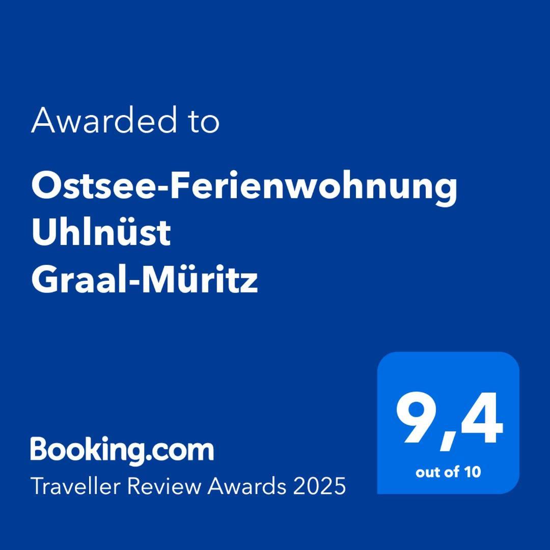 Ostsee-Ferienwohnung Uhlnuest Graal-Mueritz Gelbensande Esterno foto